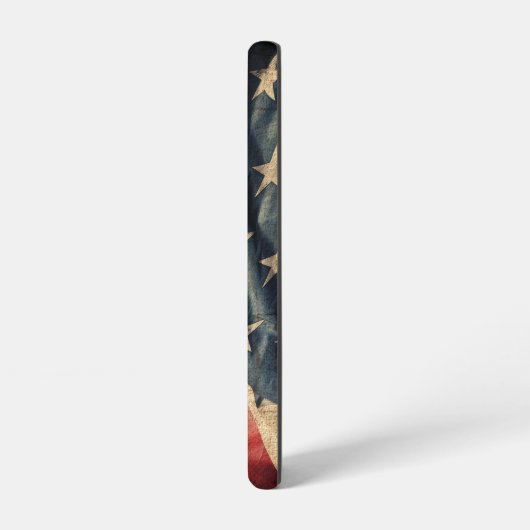 Coque Samsung Galaxy Conception de tissu d'armure de drapeau américain (Côté gauche)