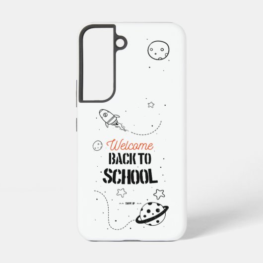Coque Samsung Galaxy Conception de typographie de rentrée scolaire (Verso)