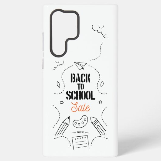 Coque Samsung Galaxy Conception de typographie de rentrée scolaire (Verso)