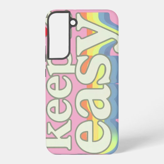 Coque Samsung Galaxy Conception de typographie Rétro Fierté facile à vi (Verso)