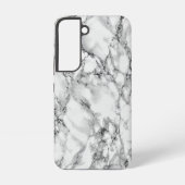 Coque Samsung Galaxy Conception Marbre blanc en pierre (Verso)