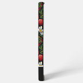 Coque Samsung Galaxy Conception mignonne de fraise avec nom personnalis (Côté gauche)