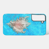 Coque Samsung Galaxy Conch Shell "Beach Life" (Verso Horizontal)