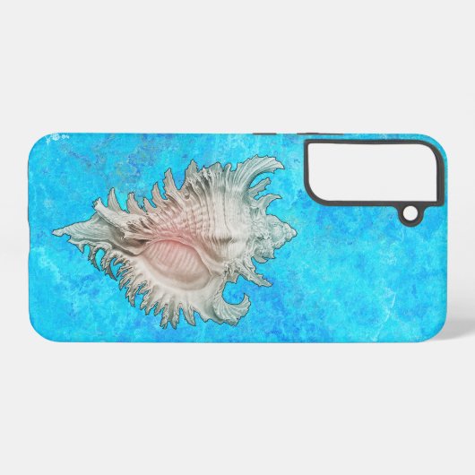 Coque Samsung Galaxy Conch Shell "Beach Life" (Verso Horizontal)