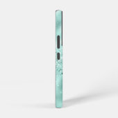 Coque Samsung Galaxy Confetti à huile bleu Glam Aqua (Côté droit)