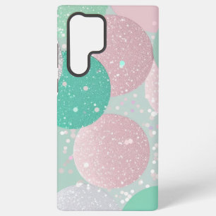 Coque Samsung Galaxy Confettis Paillettes Pastel Géométrique Coloré