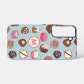 Coque Samsung Galaxy Confiserie de chocolat Monogram (Verso Horizontal)