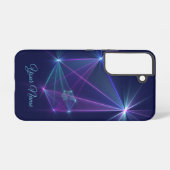 Coque Samsung Galaxy Constellation, nom d'art fractal abstrait fantasti (Verso Horizontal)