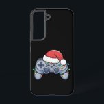 Coque Samsung Galaxy Contrôleur de jeu vidéo Noël Santa Hat Gamer<br><div class="desc">Contrôleur de jeu vidéo Noël Santa Hat Gamer</div>