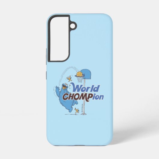 Coque Samsung Galaxy Cookie Monster | Tirer sur des cerceaux de basket- (Verso)