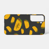 Coque Samsung Galaxy Cool et amusant yummy taco motif Monogramme (Verso Horizontal)