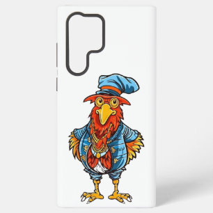 Coque Samsung Galaxy Coq de dessin animé drôle et autoritaire