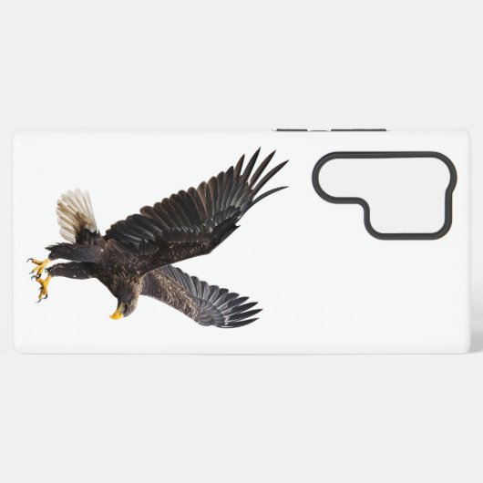 Coque Samsung Galaxy Coque de capture d'aigle (Verso Horizontal)