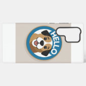 Coque Samsung Galaxy Coque mobile mignon "Hello" (Verso Horizontal)