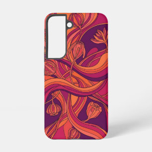 Coque Samsung Galaxy Coques Samsung Ligne Orange Coucher de Soleil Grai