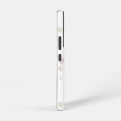 Coque Samsung Galaxy Coquette Bunny Phone Case – White & Floral (Côté droit)