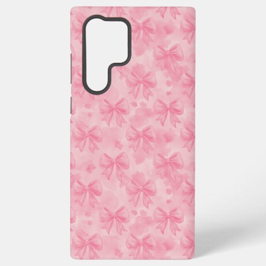 Coque Samsung Galaxy Coquette Pink Bows (Verso)
