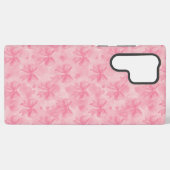 Coque Samsung Galaxy Coquette Pink Bows (Verso Horizontal)