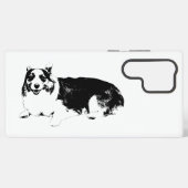 Coque Samsung Galaxy Corgi Doux, Jour Stable (Verso Horizontal)