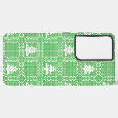 Coque Samsung Galaxy Cosy sapin de Noël affreux pull à damiers motif (Côté gauche)