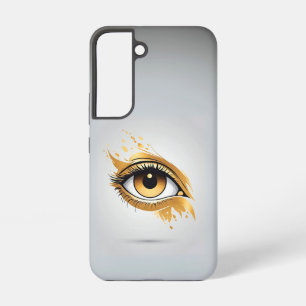 Coque Samsung Galaxy Côté droit Oeil doré
