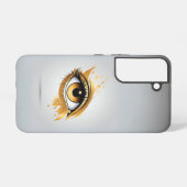 Coque Samsung Galaxy Côté droit Oeil doré (Verso Horizontal)