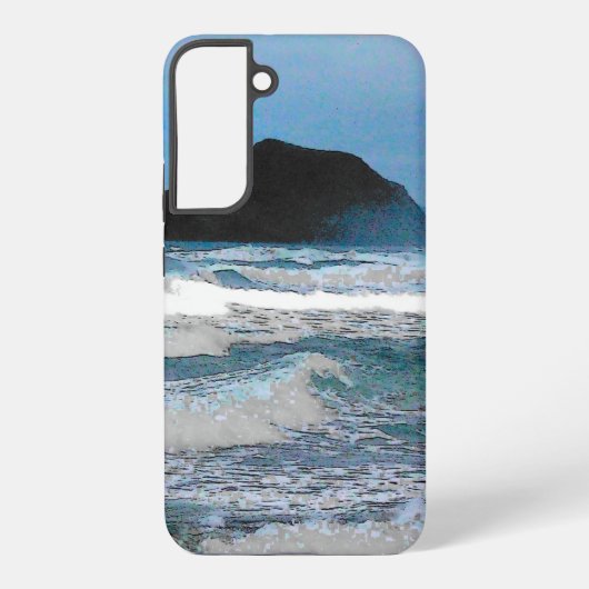 Coque Samsung Galaxy Côte hawaïenne Ciel bleu (Verso)