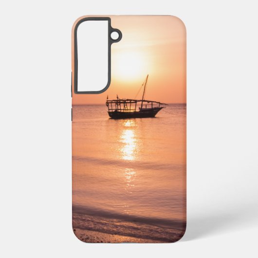 Coque Samsung Galaxy Coucher de soleil à Zanzibar (Verso)