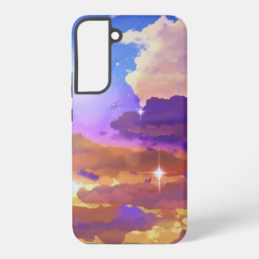 Coque Samsung Galaxy Coucher de soleil animé Samsung Galaxy S22 Plus Co (Verso)