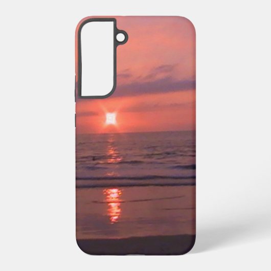 Coque Samsung Galaxy Coucher de soleil hawaïen (Verso)