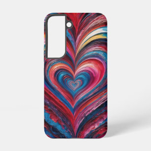Coque Samsung Galaxy Couches de cœur en spirale