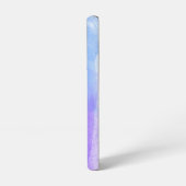 Coque Samsung Galaxy Couleur pastel chic aquarelle monogramme initial n (Côté gauche)