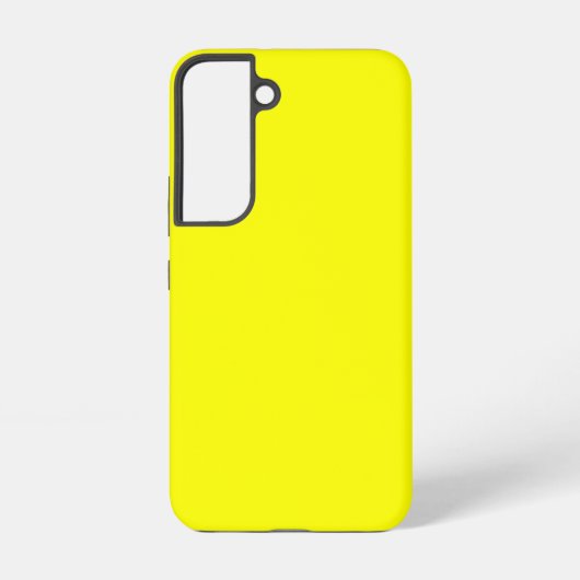 Coque Samsung Galaxy Couleur uni jaune néon (Verso)