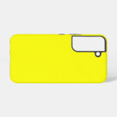 Coque Samsung Galaxy Couleur uni jaune néon (Verso Horizontal)