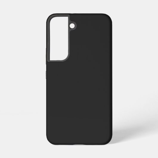Coque Samsung Galaxy Couleur unie noire étrange (Verso)