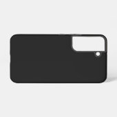 Coque Samsung Galaxy Couleur unie noire étrange (Verso Horizontal)