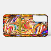 Coque Samsung Galaxy Couleurs Abstraites élégantes (Verso Horizontal)