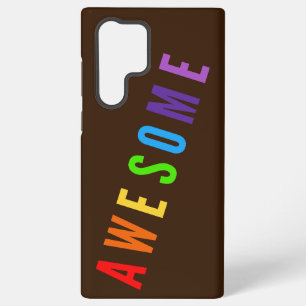 COQUE SAMSUNG GALAXY COULEURS ARC-EN-CIEL FORMIDABLES TEXTE POSITIF JOY