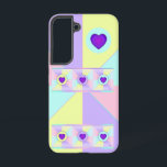 Coque Samsung Galaxy Couleurs pastel & coeurs violets battre<br><div class="desc">Voici une collection aux couleurs pastel et aux "coeurs violets qui battent" : des couleurs douces et des coeurs qui représentent de belles amitiés. 💜 (Pour ceux qui connaissent : Comme mon coeur, les coeurs pourpres battent entre 7 artistes mondiaux extraordinaires de Corée du Sud et leur armée de fans...</div>