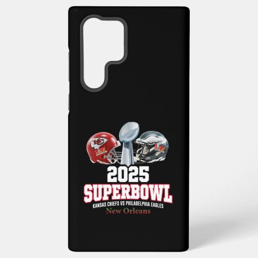 Coque Samsung Galaxy Coupe du Super Bowl 2025 (Verso)