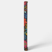 Coque Samsung Galaxy Couverture de fleurs (Côté gauche)