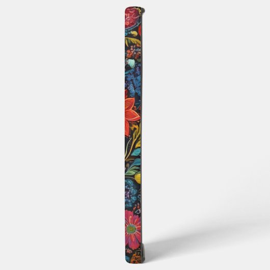 Coque Samsung Galaxy Couverture de fleurs (Côté gauche)