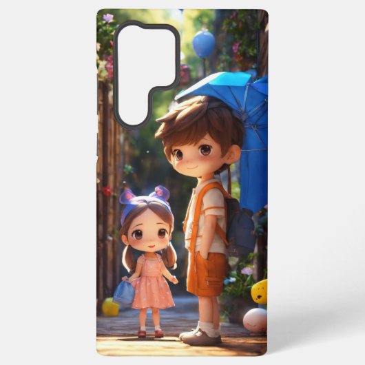 Coque Samsung Galaxy Couvertures mobiles d'affection pour bébés (Verso)