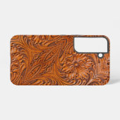 Coque Samsung Galaxy Cowboy Rustique pays occidental à outils en cuir i (Verso Horizontal)