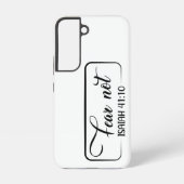 Coque Samsung Galaxy Crainte pas Script moderne Isaïe 41:10 (Verso)