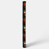 Coque Samsung Galaxy Crâne à sucre noir (Côté gauche)