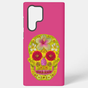 Coque Samsung Galaxy Crâne Fleur 8