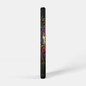 Coque Samsung Galaxy Crâne floral Goth Pagan (Côté droit)