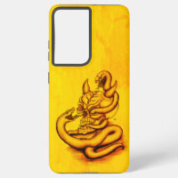 Crâne - Tête diabolique avec serpent