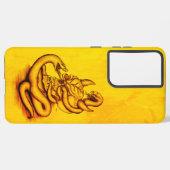 Coque Samsung Galaxy Crâne - Tête diabolique avec serpent (Côté gauche)